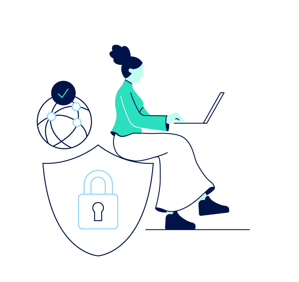 Secure Data Management illustration