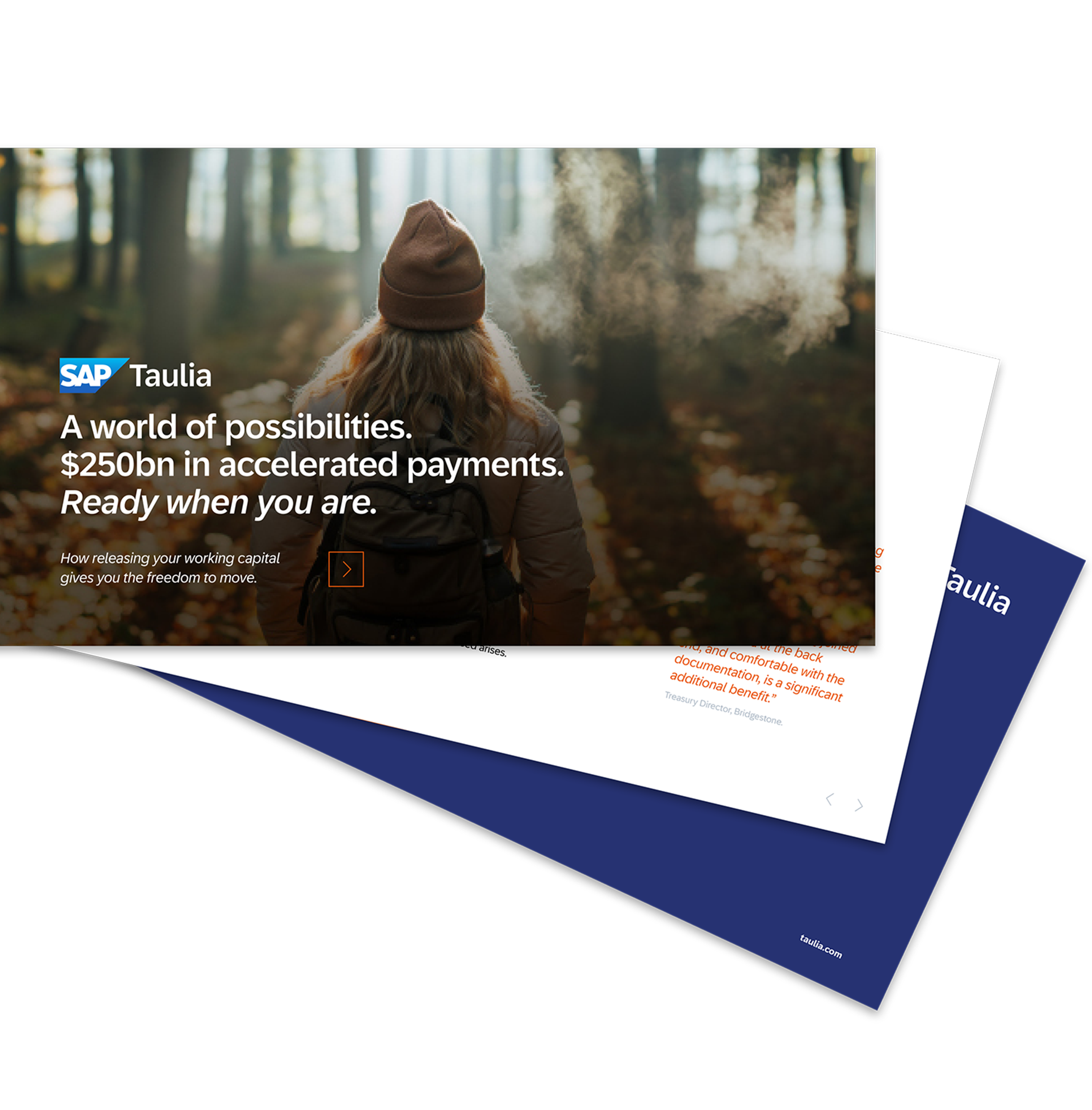 Ready when you are - How releasing your working capital gives you the freedom to move ebook fan image