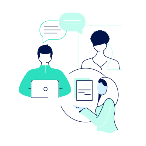 authentication process illustration