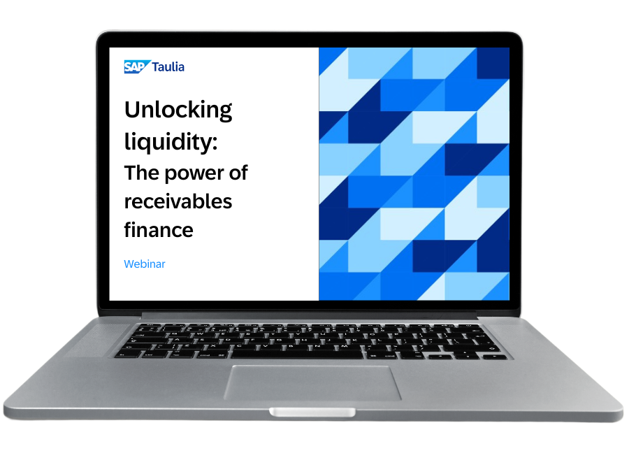 Unlocking liquidity The power of receivables finance laptop image