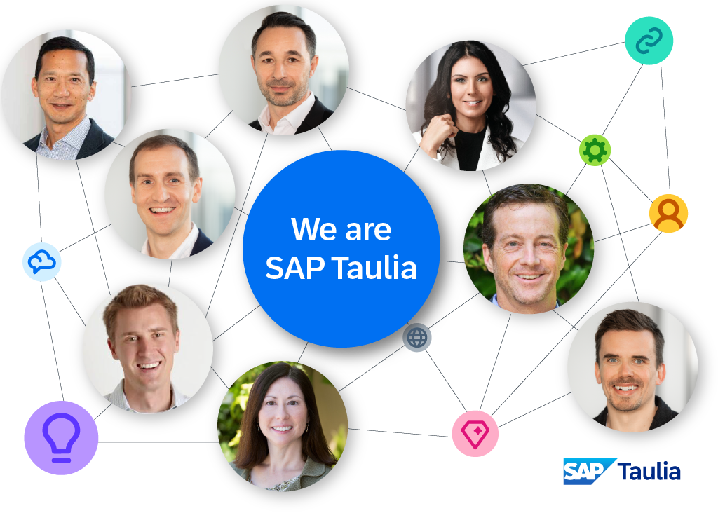 Taulia leadership headshot collage image